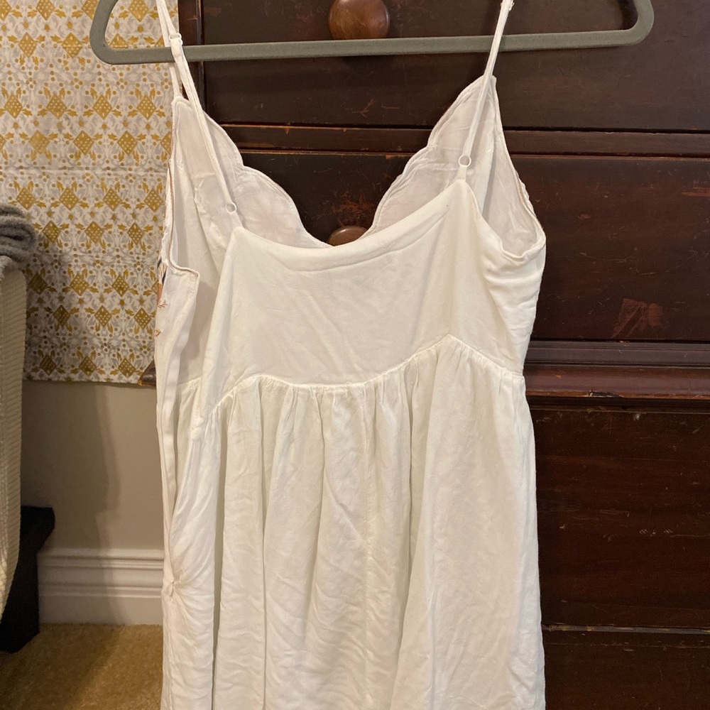 White mini dress